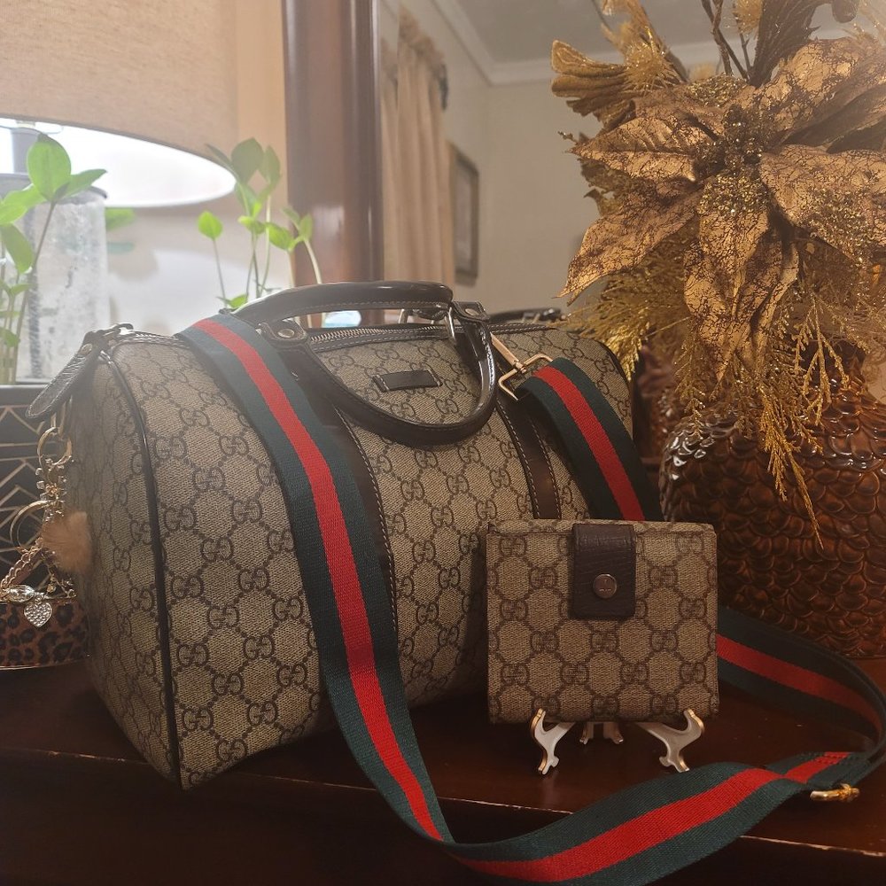Gucci Boston bag and matching wallet